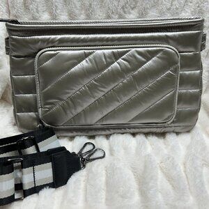 EUC Think Royln Bank Street XL Crossbody - Champagne Pearl - RFID Wallet